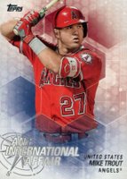 2018 Topps Update an International Affair #IA-43 Mike Trout Baseball Card