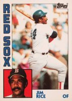 1984 Topps Tiffany #550 Jim Rice Baseball Card