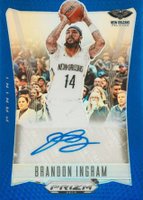 2023 Panini Prizm Deca Signatures #DSING Brandon Ingram Blue Prizm Basketball Card
