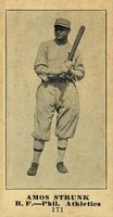 1916 Sporting News #171 Amos Strunk Blank Back Baseball Card