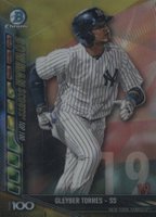 2017 Bowman Scouts' Top 100 #BTP19 Gleyber Torres Gold Baseball Card