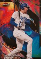 2024 Topps Finest #126 Freddie Freeman Oil Spill Refractor Baseball Card