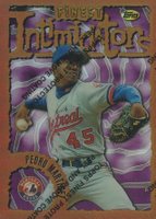 1996 Finest #27 Pedro Martinez Refractor w/Coating Baseball Card