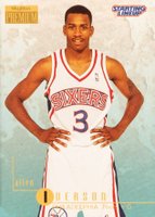 1996 Kenner Starting Lineup Extended Series #85 Allen Iverson Basketball Card