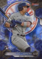 2023 Bowman's Best #53 Oswaldo Cabrera Refractor Baseball Card