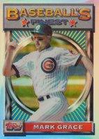 1993 Finest #73 Mark Grace Refractor Baseball Card