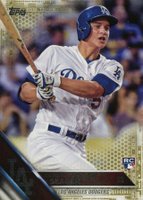 2016 Topps #85 Corey Seager Batting-Gold Baseball Card