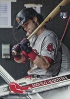 2017 Topps #283 Andrew Benintendi Holding Bat Baseball Card