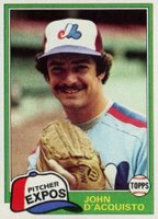 1981 Topps #427 John D'Acquisto Baseball Card