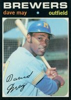 1971 Topps #493 Dave May Baseball Card