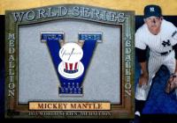 2011 Topps Factory Set Mantle World Series Medallion # Mickey Mantle 1953 Baseball Card