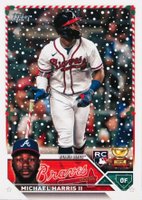 2023 Topps Holiday #H105 Michael Harris II SP Baseball Card