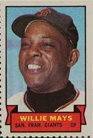 1969 Topps Stamps # Willie Mays Baseball Card