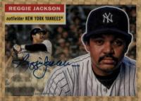 2021 Topps Transcendent Hall of Fame 1956 Topps Superfractor Autographs 1/1 #RJ Reggie Jackson Baseball Card