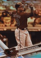 2017 Topps Chrome #40 Manny Machado Sepia Refractor Baseball Card