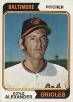 1974 Topps #282 Doyle Alexander Baseball Card