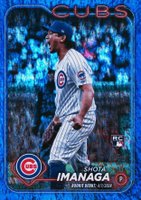 2024 Topps Update #US281 Shota Imanaga Blue Holo Foilboard Baseball Card