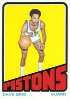 1972 Topps #35 Dave Bing Basketball Card