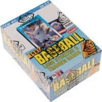 1987 Fleer #WPB Wax Pack Box 36 Packs Baseball Card