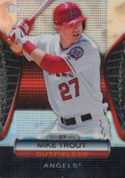 2012 Topps Golden Moments Die-Cuts #77 Mike Trout Baseball Card