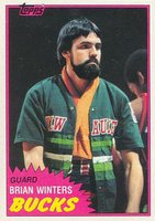 1981 Topps #100 Brian Winters Mid-West Basketball Card