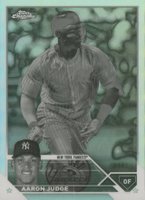 2023 Topps Chrome #62 Aaron Judge Negative Refractor Baseball Card