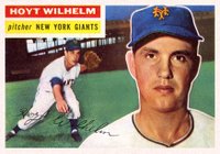 1956 Topps #307 Hoyt Wilhelm Baseball Card