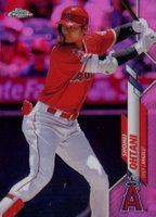 2020 Topps Chrome #21 Shohei Ohtani Pink Refractor Baseball Card
