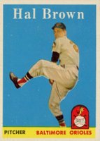 1958 Topps #381 Hal Brown Baseball Card