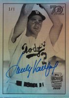 2020 Topps Archives Signature Series Retired #48B-SK Sandy Koufax 2017 Bowman 1948 Bowman Chrome 1/1 Baseball Card