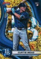 2024 Bowman's Best #64 Curtis Mead Yellow Lazer Baseball Card