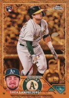 2023 Topps Gilded Collection #74 Shea Langeliers Raywave Gold Etch Baseball Card