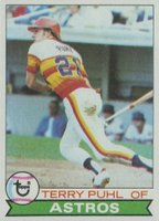 1979 Topps #617 Terry Puhl Baseball Card