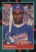1988 Donruss Rookies #47 Ron Gant Baseball Card