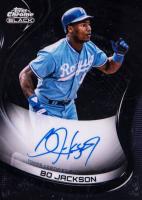 2022 Topps Chrome Black Autographs #BJ Bo Jackson Baseball Card