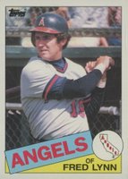 1985 Topps #220 Fred Lynn Baseball Card