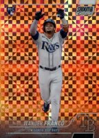 2022 Topps Stadium Club Chrome #100 Wander Franco X-Fractor Baseball Card