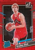 2023 Panini Donruss #247 Gradey Dick Red Choice Basketball Card