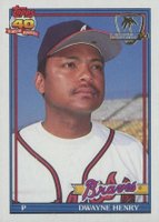 1991 Topps Desert Shield #567 Dwayne Henry Baseball Card