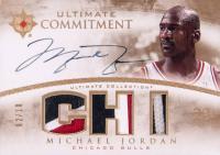 2007 Upper Deck Ultimate Collection Commitment #UCMJ Michael Jordan Autograph-Gold 10 Basketball Card