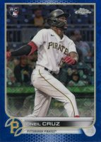 2022 Topps Chrome Logofractor Edition #22 Oneil Cruz Blue Baseball Card