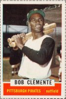1962 Bazooka Singles # Roberto Clemente Baseball Card