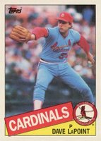 1985 Topps #229 Dave LaPoint Baseball Card
