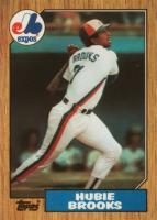 1987 Topps Tiffany #650 Hubie Brooks Baseball Card