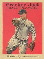 1914 Cracker Jack #109 Fred Blanding Baseball Card
