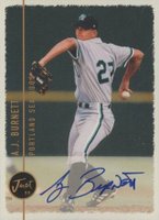 1999 Just Autographs # A.J. Burnett Baseball Card