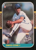 1987 Donruss #502 David Cone Baseball Card