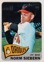 1965 Topps #455 Norm Siebern Baseball Card
