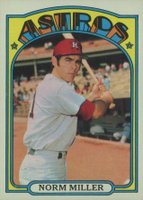 1972 Topps #466 Norm Miller Baseball Card