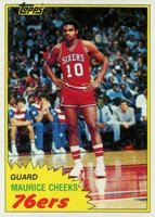 1981 Topps #90 Maurice Cheeks East Basketball Card